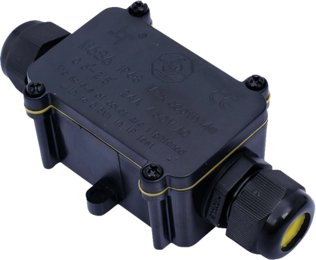 Solight vandtæt forbindelsesdåse IP68 til kabler 4–11 mm