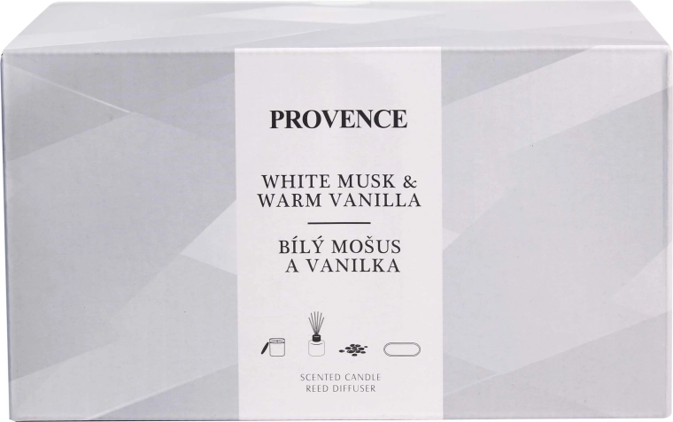 Gavesæt Musk Vanilla Provence – lys og diffuser