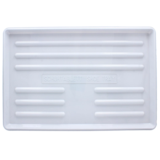 Drypbakke til sko 40 × 60 cm grå PVC