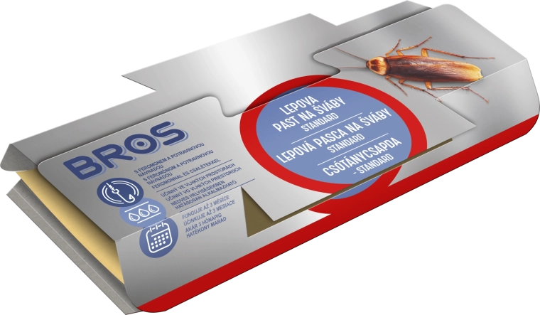 Bros klæbefælde til kakerlakker Standard 1 stk