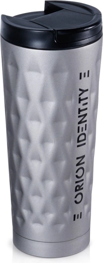 Orion Identity termokrus i rustfrit stål, grå, 500 ml