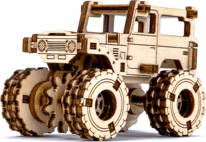 3D-træpuslespil Monster Truck – Model 5 (Toyota FJ40)