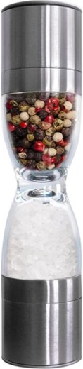 Manuel dobbeltkværn til salt og peber i timeglasform TORO