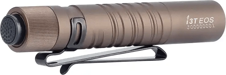 Olight i3t eos lommelampe desert (sandfarvet)