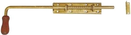 Fjederbolt med træhåndtag 260 × 50 mm