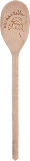 Træske med teksten "Til konen" 30 cm