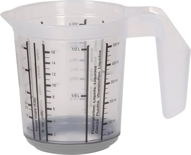 Målekande med måleskala 0,5 l nordic grey