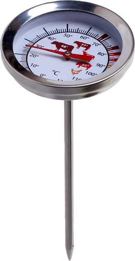 Kitchisimo stegetermometer i rustfrit stål