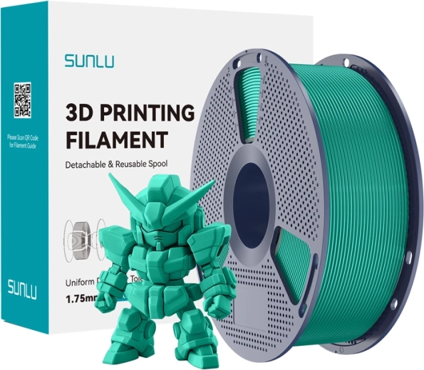 Sunlu PLA+ 2.0 filament 1,75 mm – græsgrøn