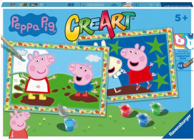 CreArt mal efter tal – PEPPA PIG