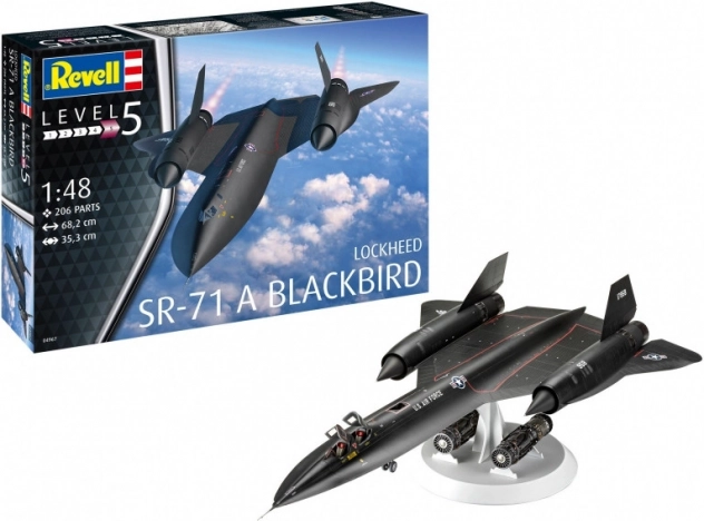 Plastikmodel af Lockheed SR-71 Blackbird 1/48
