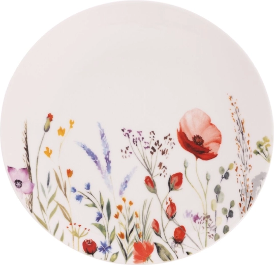 Porcelæn flad middagstallerken MÅK 24 cm