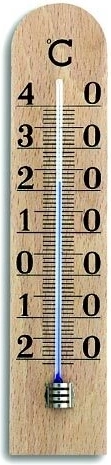 Indendørs væsketermometer TFA af bøgetræ