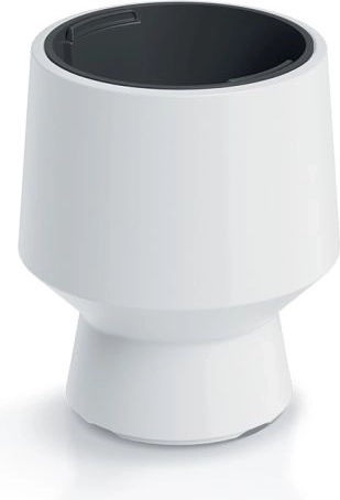 Hvid blomsterpotte med indsats 27 cm HEOS