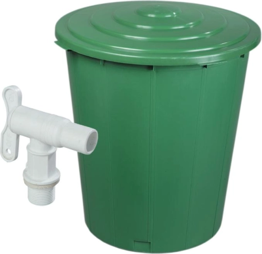 Regnvandstank ECOTANK 200 l med låg og ventil