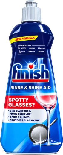 Opvaskemaskineafspændingsmiddel Finish Shine & Dry Regular 400 ml