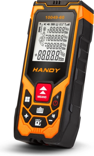 Laserafstandsmåler Handy Tools med en rækkevidde på 60 m
