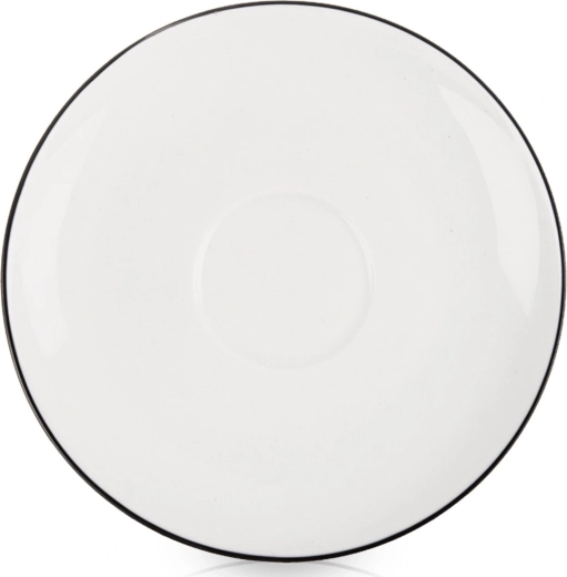 Porcelæn-underkop DECORA 13 cm hvid