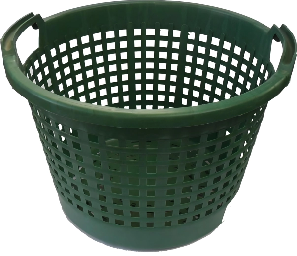 Plastkurv 35 l, grøn