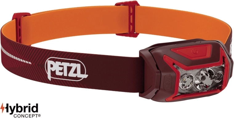 Petzl Actik core red genopladelig pandelampe, rød
