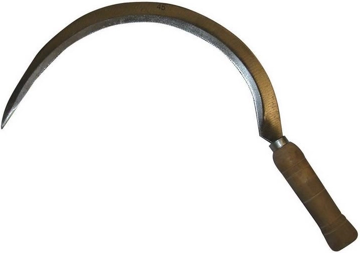 Segl med takket klinge 45 cm