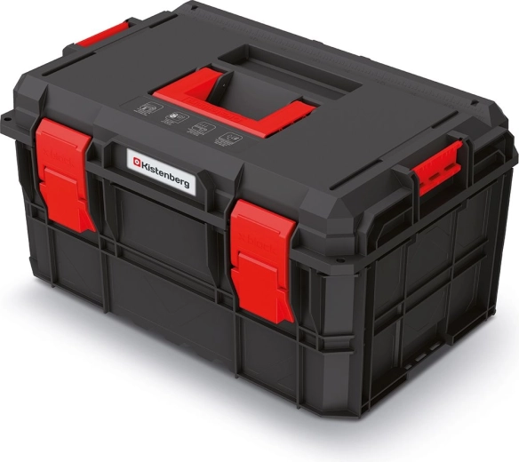 Modulært værktøjskuffert X-Block Pro, 546 × 380 × 307 mm, sort