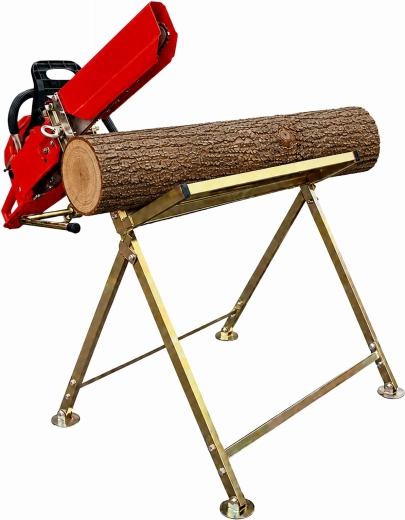 Metalsavbuk til brændesavning med savholder 88 × 86 × 71 cm
