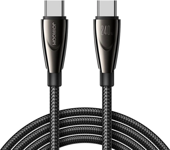 Joyroom-kabel USB-C til USB-C 240 W 1,2 m sort