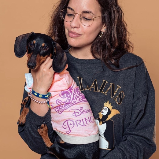Disney Princess-hundetøj med hætte, pink, størrelse XS – 1 stk.