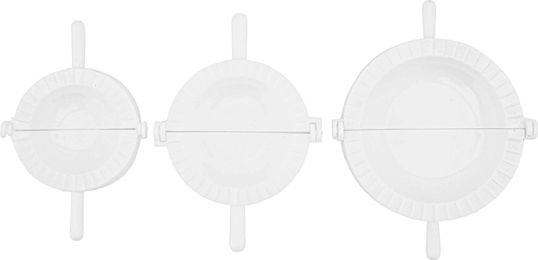 Sæt med 3 forme til pierogi 7,5/8,5/10 cm