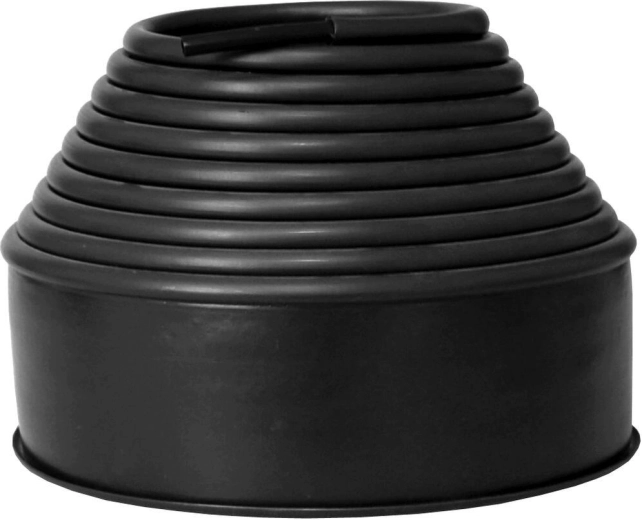 Plastkant til græsplæne JACOB 10 × 600 cm, sort