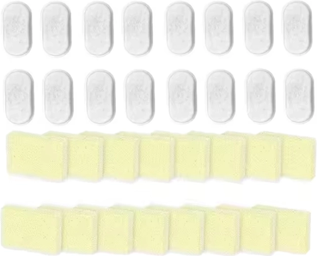 Erstatningsfiltre til ROJECO vandfontæne 1,5 l – sæt med 16 stk.