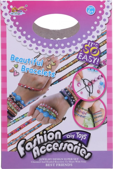 Kreativt sæt til vævning af armbånd