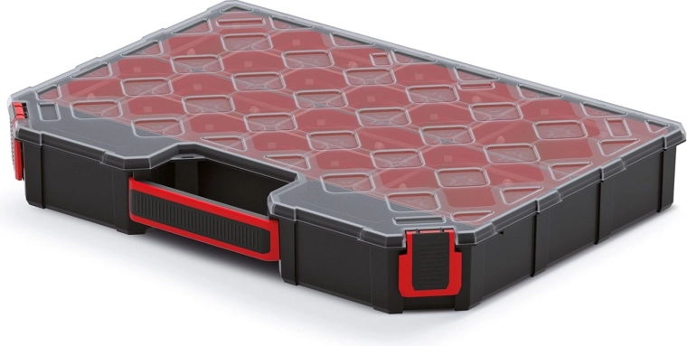 Organizer TAGER med gennemsigtigt låg 390 × 284 × 60 mm