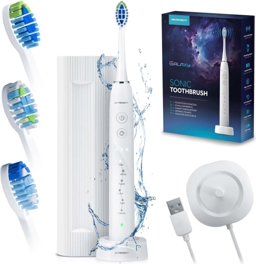 Sonic tandbørste Berdsen Galaxy hvid