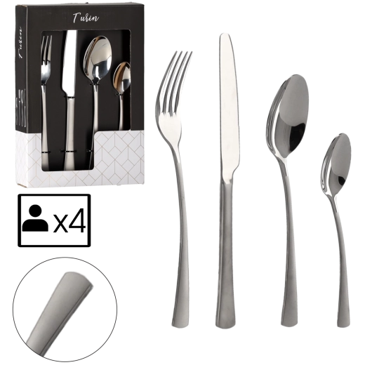 Bestiksæt Turin 16 stk.