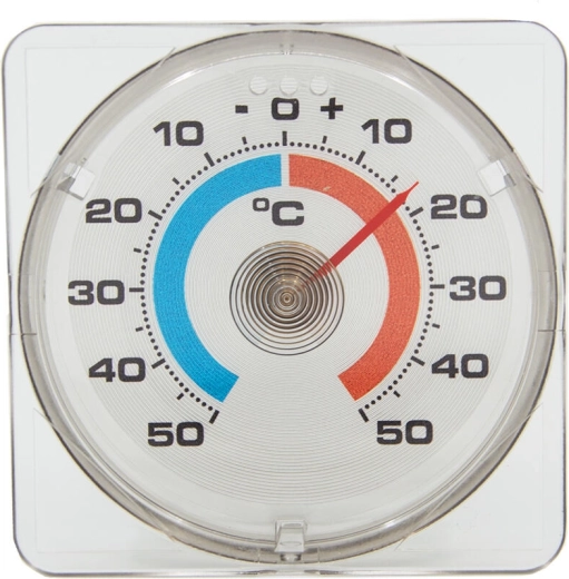 Selvklæbende vinduestermometer 7×7 cm