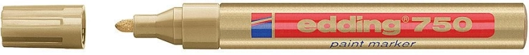 Lakbaseret marker Edding 750 guld