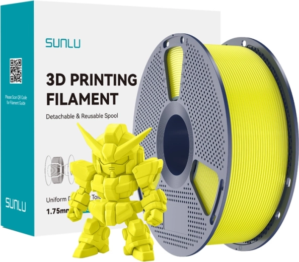 Sunlu PLA+ 2.0 filament gul 1,75 mm