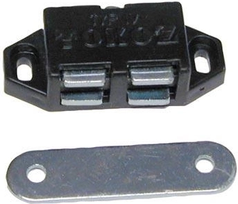 Magnetisk skub-lås HN – brun (100 stk)