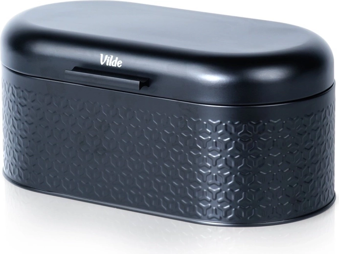 Stålbrødkasse sort 34 × 20 × 15 cm Vilde