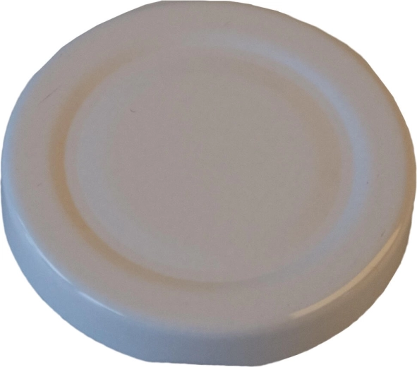 Twist-låg 53 hvid, 10 stk