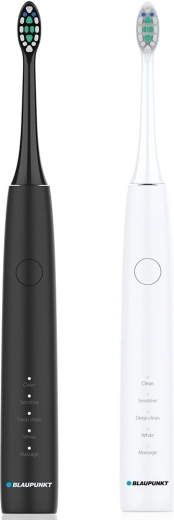 Blaupunkt DTS201SET sæt med soniske tandbørster (2 stk.) med 6 børstehoveder