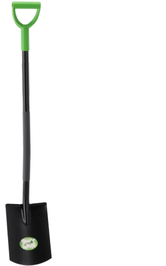 Spade med stålskæfte 120 cm
