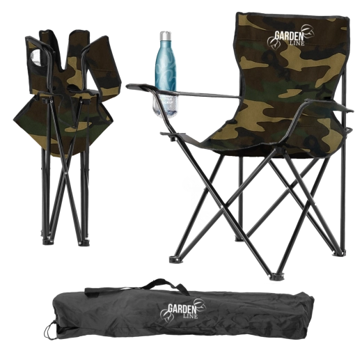 Sammenklappelig turist- og fiskestol moro 50 × 50 × 80 cm