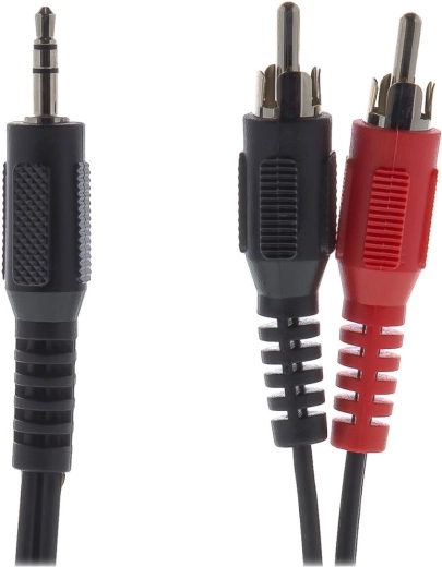 Sencor stereolydkabel 3,5 mm jack til 2× RCA, 5 m
