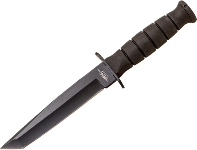 Taktisk kniv JOKER Combat Tanto, 15 cm, sort, ABS-håndtag, nylonhylster