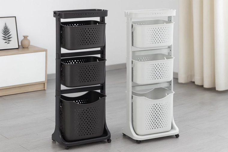 Plastikrullebord med fire kurve