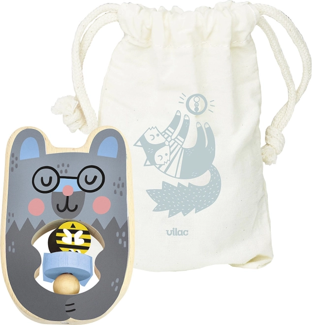 Vilac træ-rangle bjørn