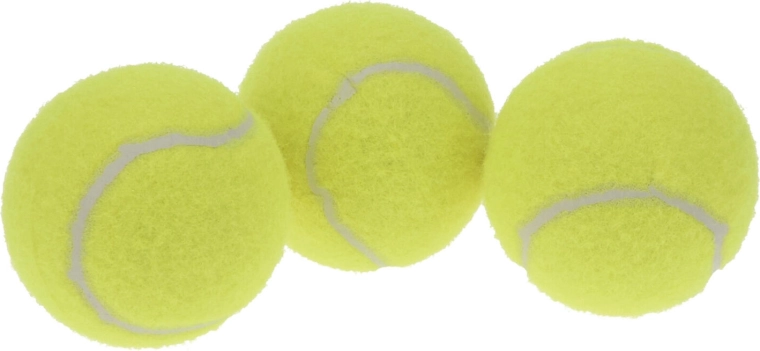 Hundelegetøj tennisbold 6 cm, farvemix (3 stk)